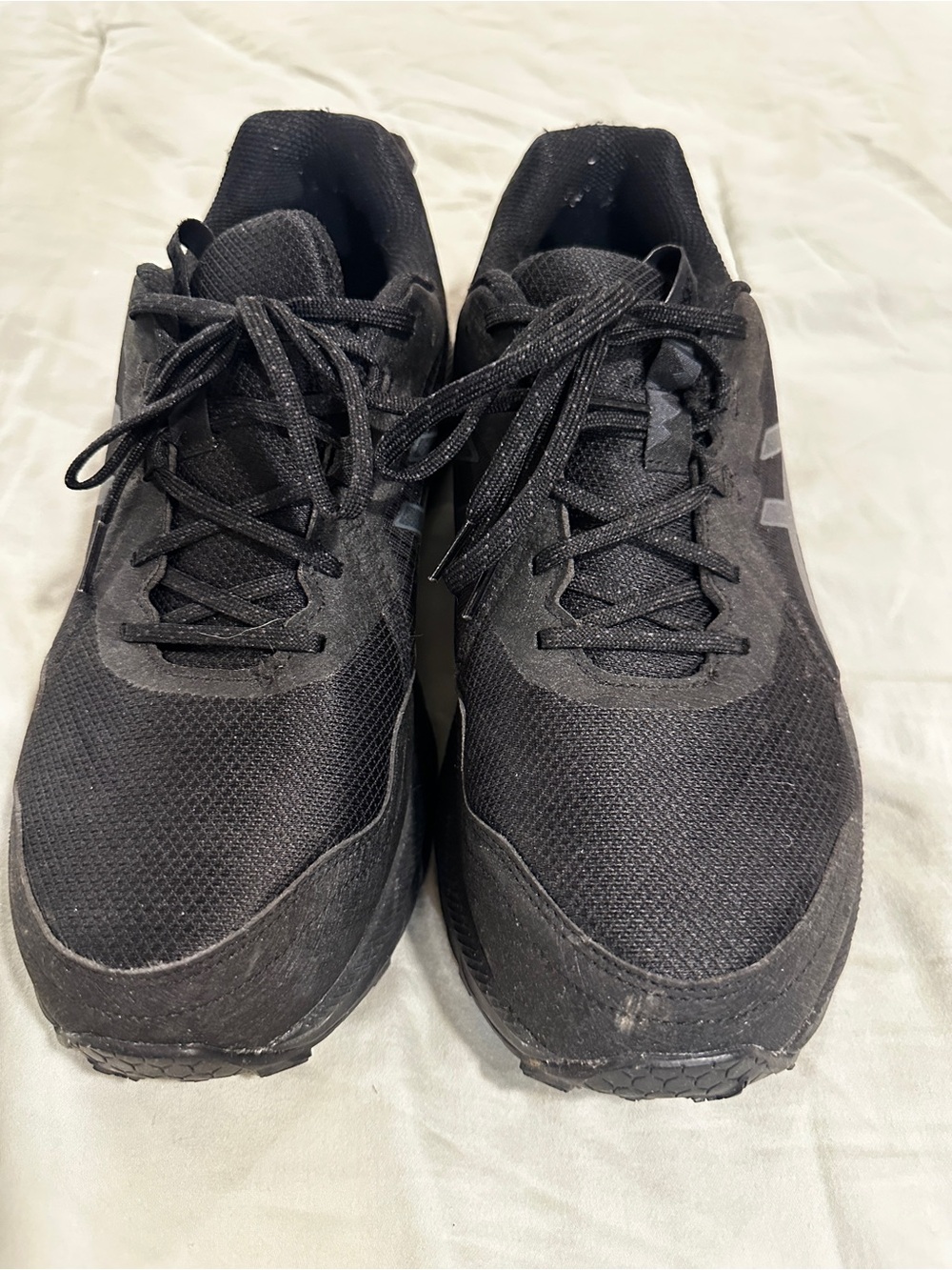 Asics Black Athletic Running Sneakers Extra Wide - Picture 2 of 5